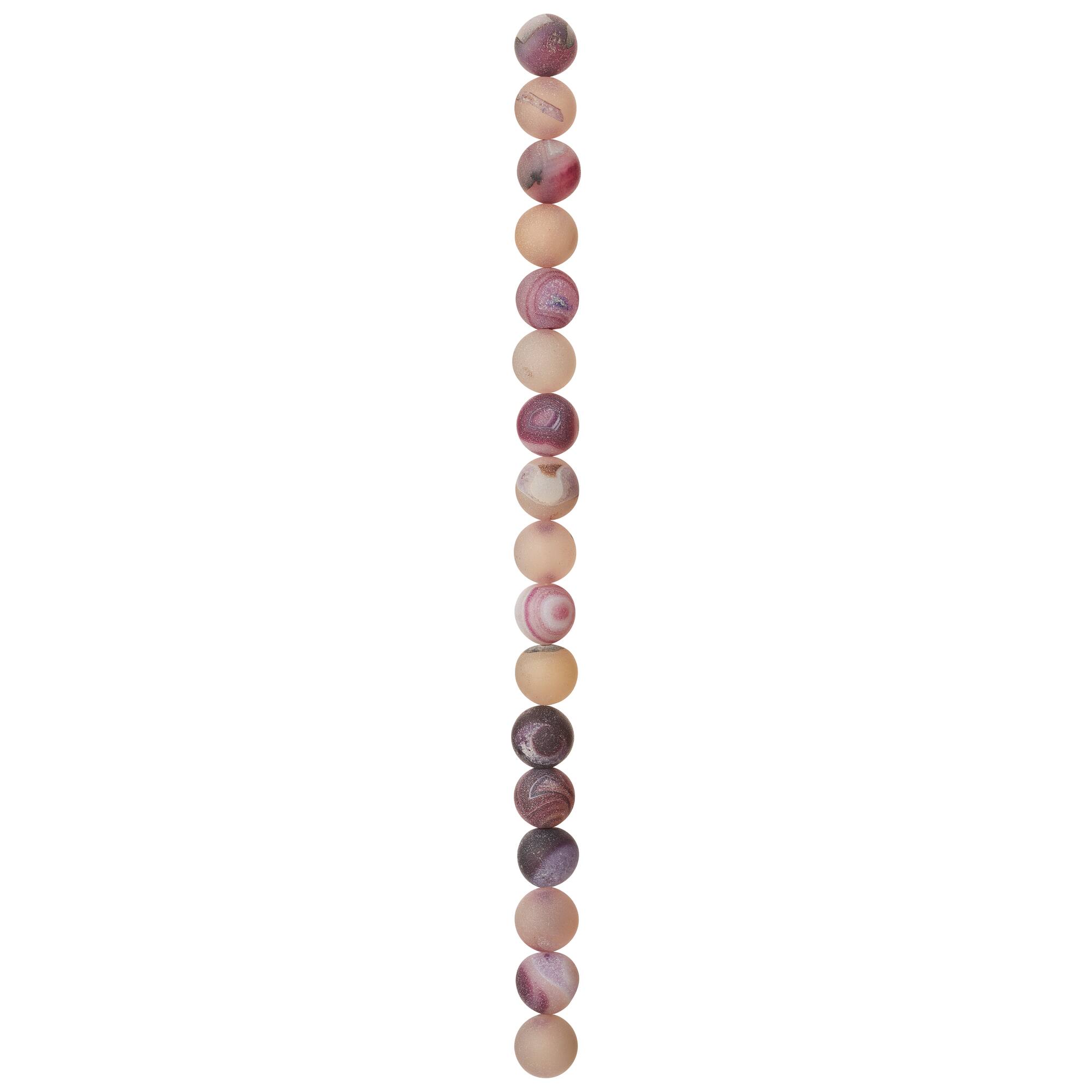 Purple Agate Round Beads, 10mm by Bead Landing™